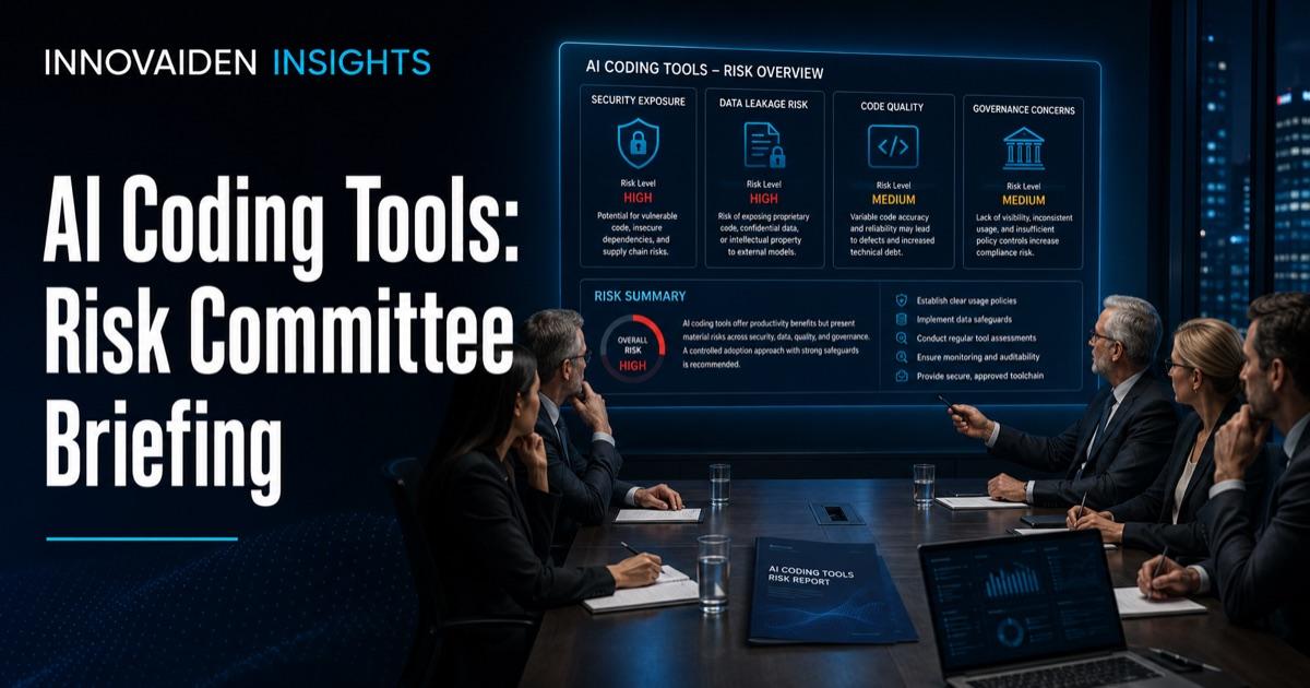 What Risk Committees Need to Know About AI Coding Tools