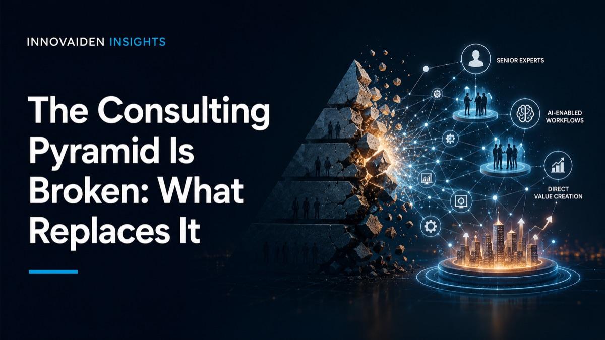 The Consulting Pyramid Is Broken: What Replaces It