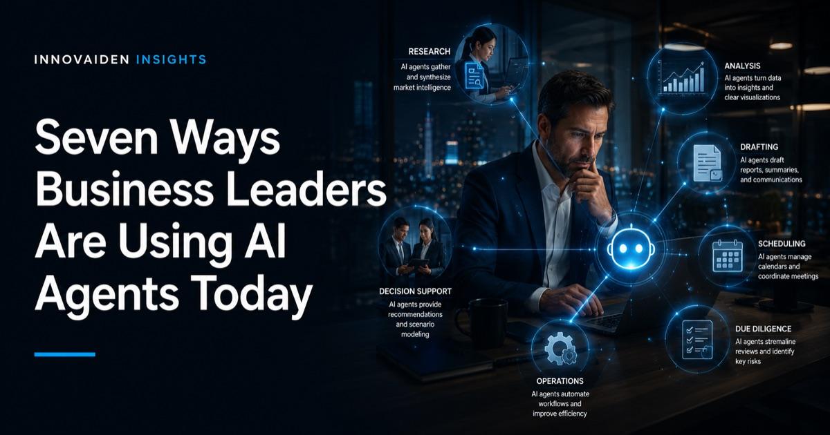 Seven Ways Business Leaders Are Using AI Agents Today